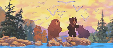 462x196 Fraternal Obligation Disney Revisits The Animal Picture - Brother Bear Painting