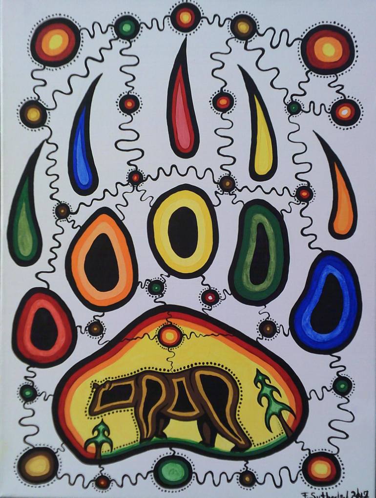 770x1019 Saatchi Art Brother Bear Painting By Frederick Sutherland - Brother Bear Painting