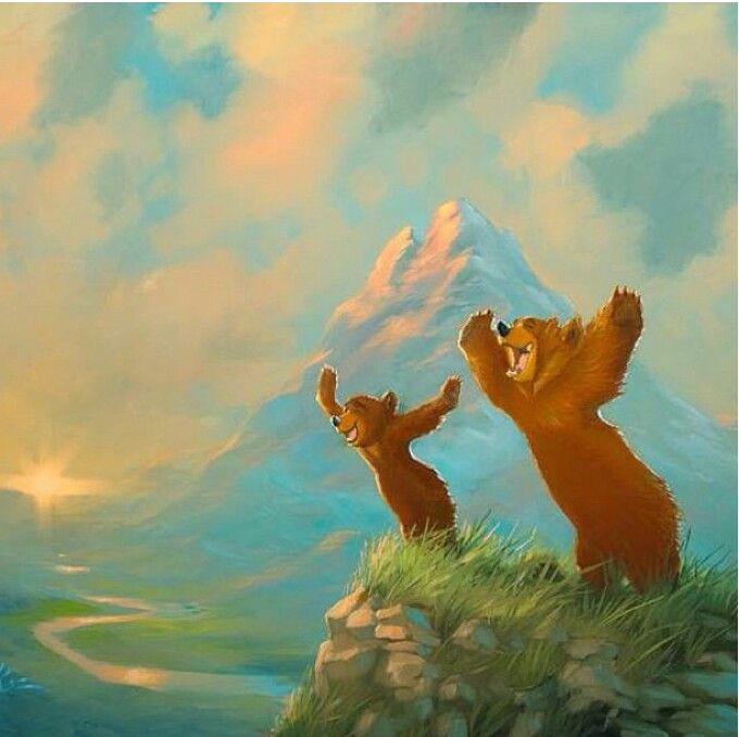 680x678 The 188 Best Brother Bear Images On Brother Bear - Brother Bear Painting