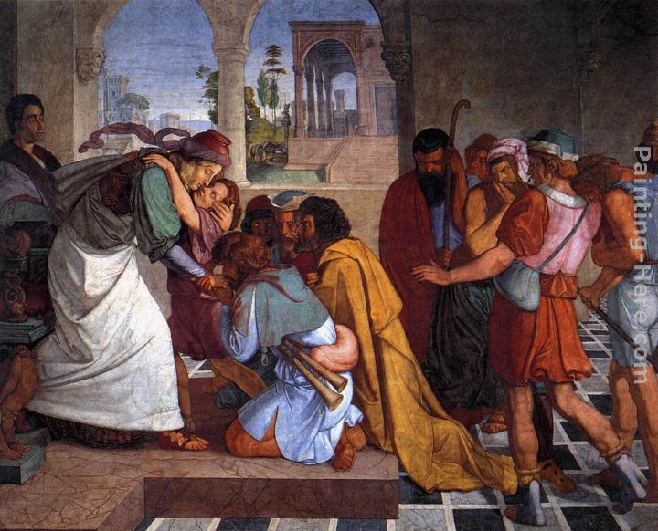 720x582 Peter Von Cornelius The Recognition Of Joseph By His Brothers - Brothers Painting