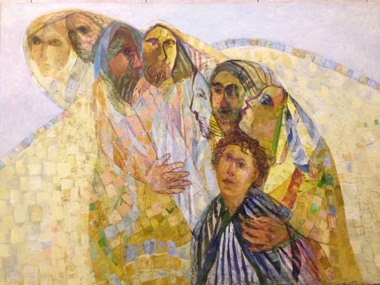 770x578 Saatchi Art Joseph And His Brothers Painting By Avi Ezra - Brothers Painting