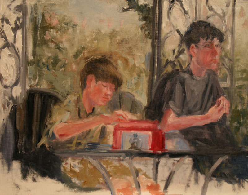 800x629 I Painted The Two Lovely Brothers - Brothers Painting