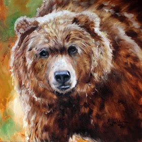 280x280 354 Best Bears! Images On Bear Art, Bears And Bear - Brown Bear Painting