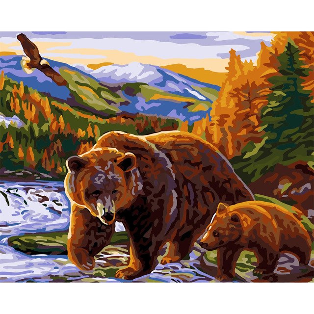 Brown Bear Painting At Explore Collection Of Brown