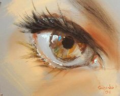 Brown Eye Painting