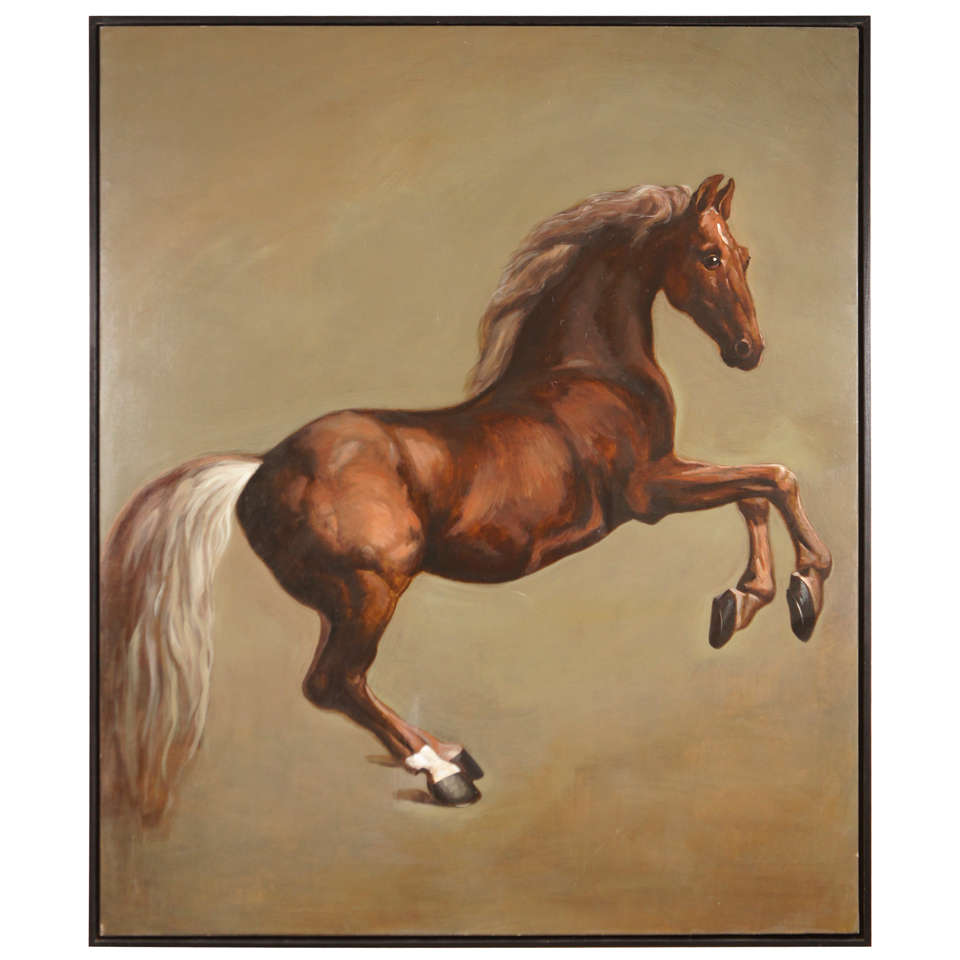 960x960 A Large Horse Painting For Sale - Brown Horse Painting