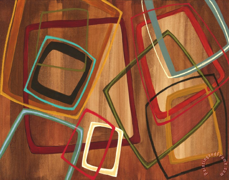 960x757 Jeni Lee Twenty Tuesday I Brown Square Abstract Painting - Brown Painting