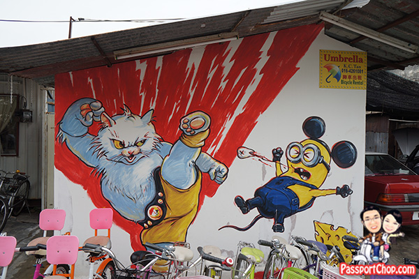 600x400 Penang Street Art Painting Step By Step Walking Guide (What To See - Bruce Lee Beach Painting