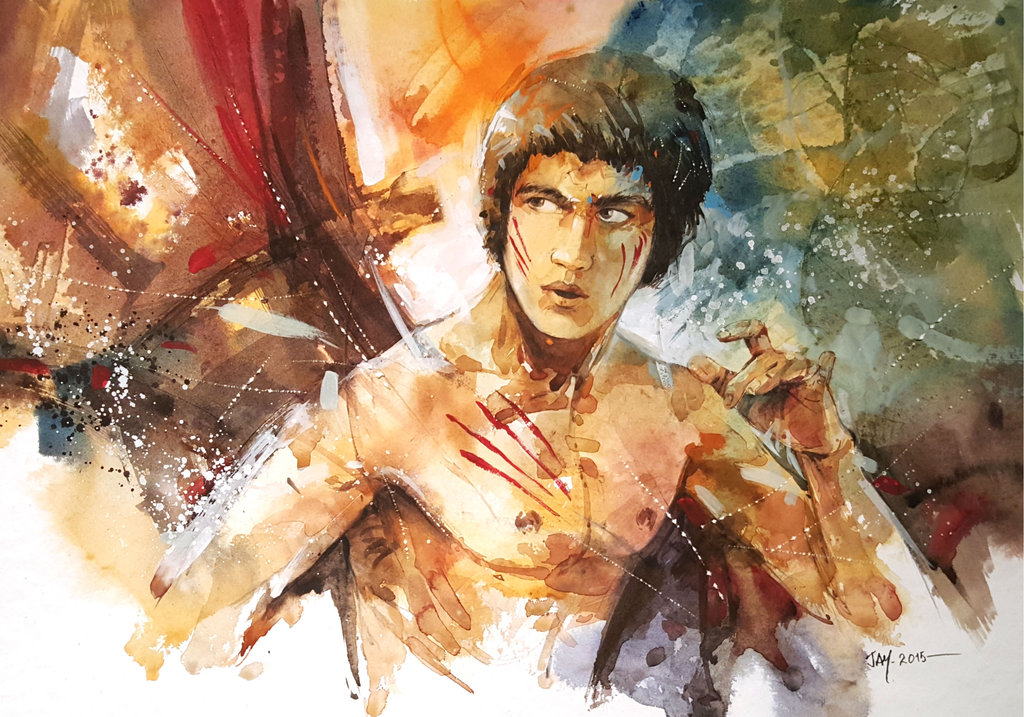 1024x717 Bruce Lee - Bruce Lee Painting