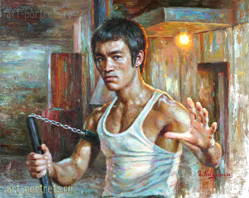 816x650 Bruce Lee Portrait Painting By Drawing Portraits - Bruce Lee Painting