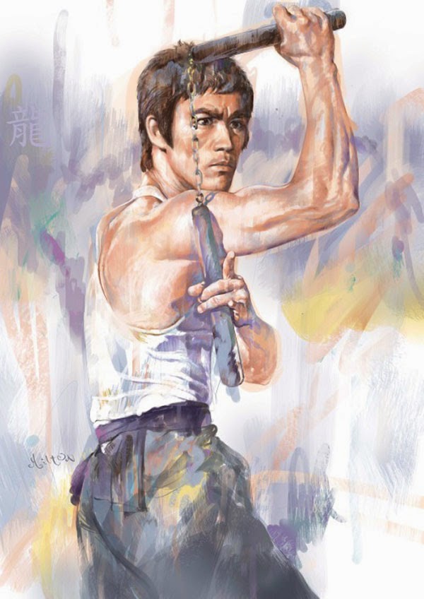 600x848 Yellowmenace Art Bruce Lee - Bruce Lee Painting