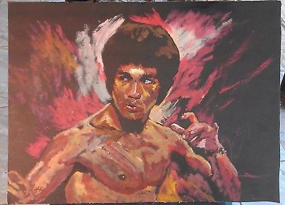 Bruce Lee Painting at PaintingValley.com | Explore collection of Bruce ...