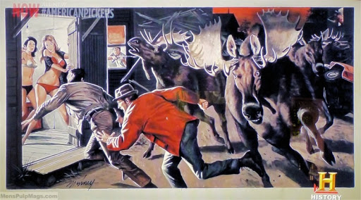 512x284 Men's Adventure Magazines Bruce Minney, Man Who Painted - Bruce Painting