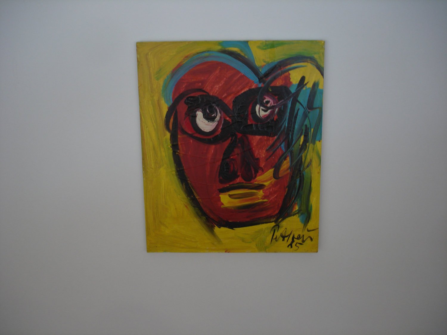 1500x1125 Original Painting On Canvas By Peter Keil (1942 ) Bruce Willis - Bruce Painting