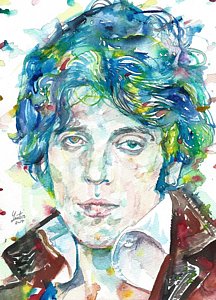 216x300 Bruce Springsteen Paintings Fine Art America - Bruce Springsteen Painting