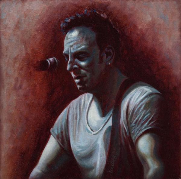 600x595 Bruce Springsteen, The Rising - Bruce Springsteen Painting