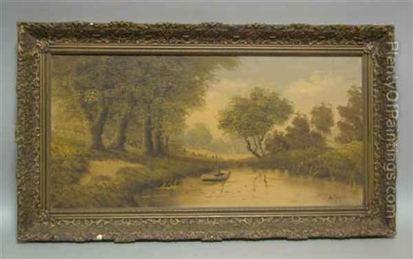 600x377 Landscape Oil Painting Reproduction By Cornelis De Bruin - Bruin Painting