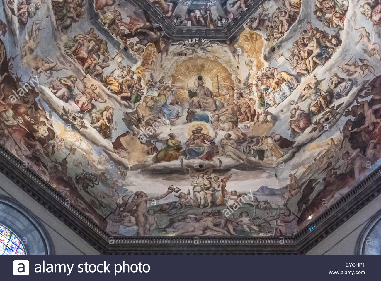 1300x960 Interior Of Florence Cathedral Brunelleschi Dome. Painted By - Brunelleschi Painting