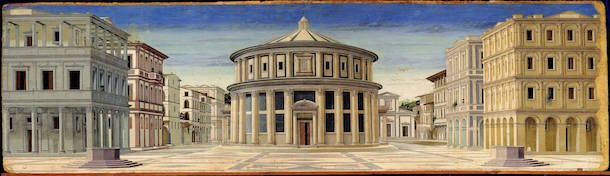 610x176 Renaissance The Birth Of Perspective - Brunelleschi Painting