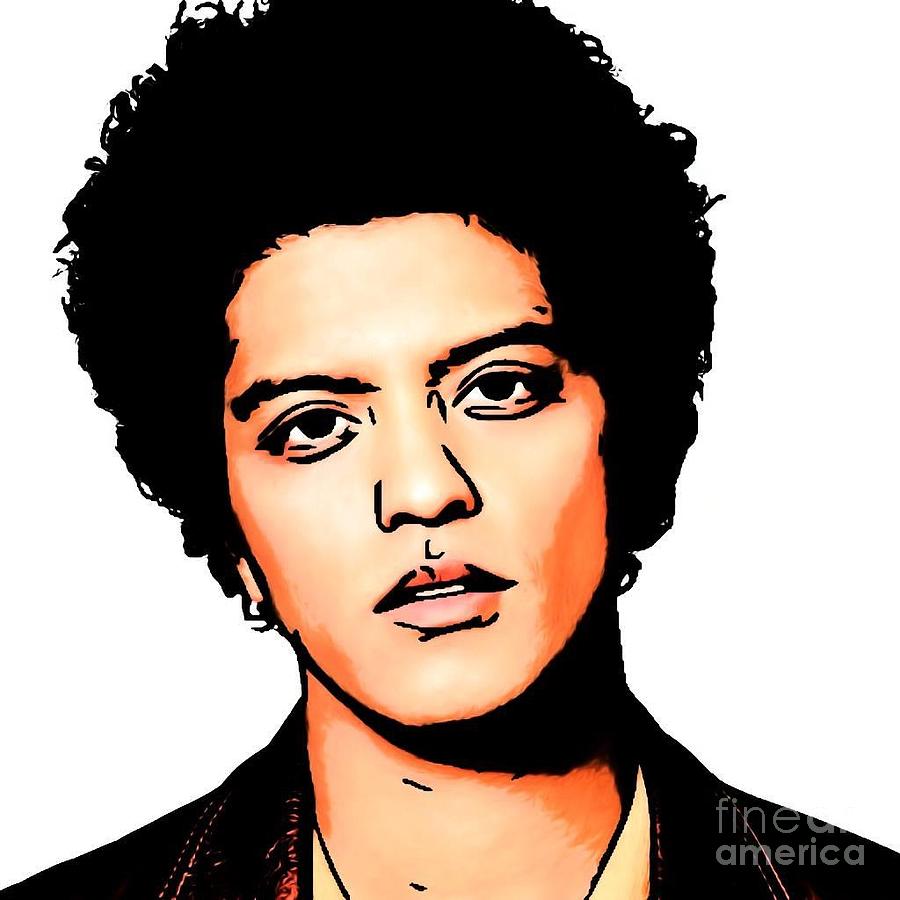 Bruno Mars Painting at Explore collection of Bruno