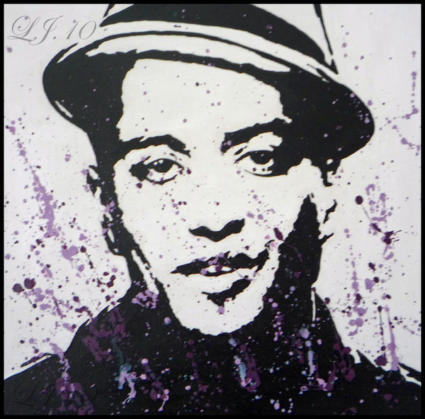 600x591 Bruno Mars Painting By Lee100188 - Bruno Mars Painting