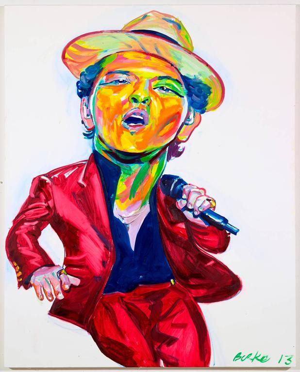 618x768 Philip Burke - Bruno Mars Painting