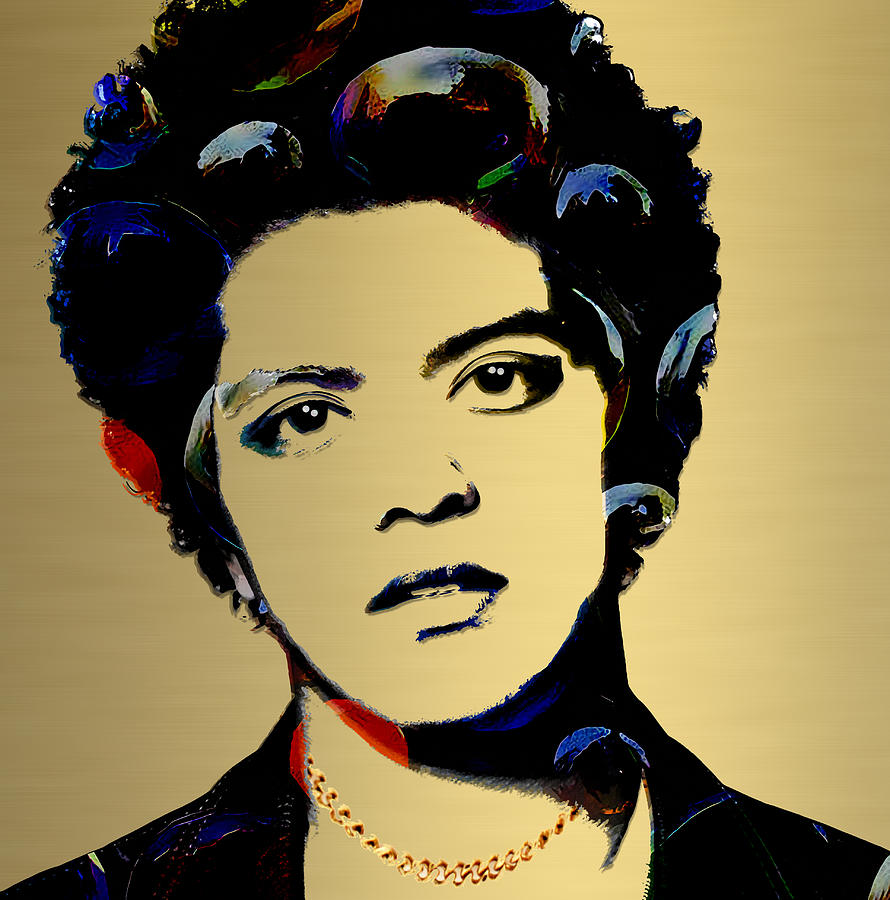 890x900 Bruno Mars Art Digital Art By Love Art - Bruno Mars Painting