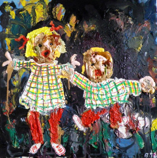 598x600 Painting, Bruno Tessierartcompulsion Outsider Artwork For Sale Online - Bruno Painting