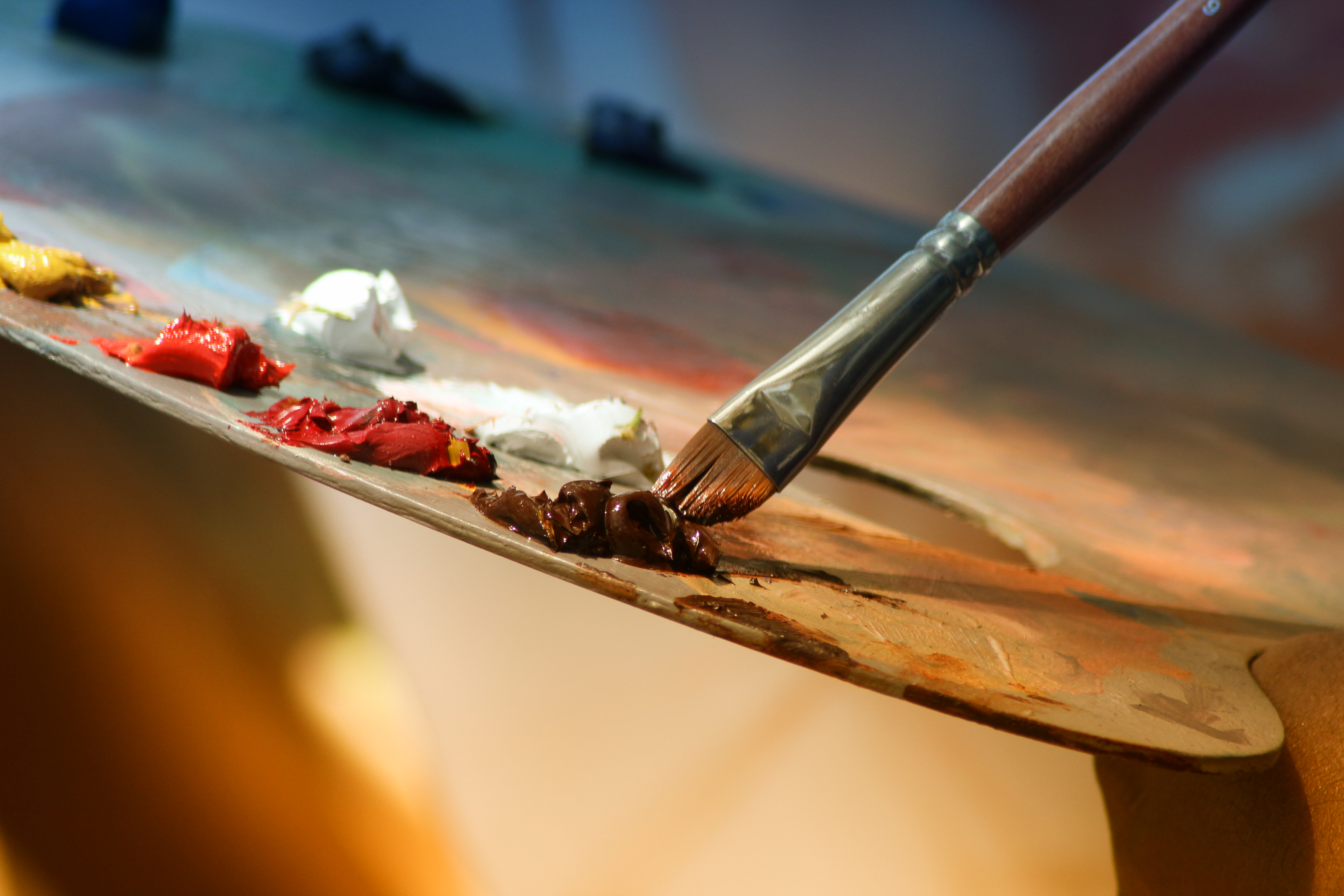 5184x3456 Free Images Artist, Paint Brush, Paintbrush, Painting, Close Up - Brush Painting