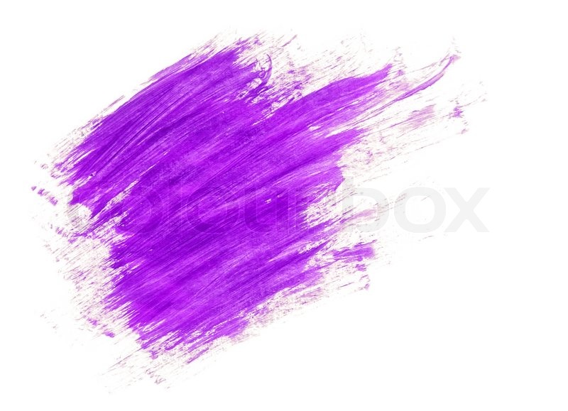 800x579 Lilac Acrylic Paint Brush Strokes Stock Photo Colourbox - Brush Painting