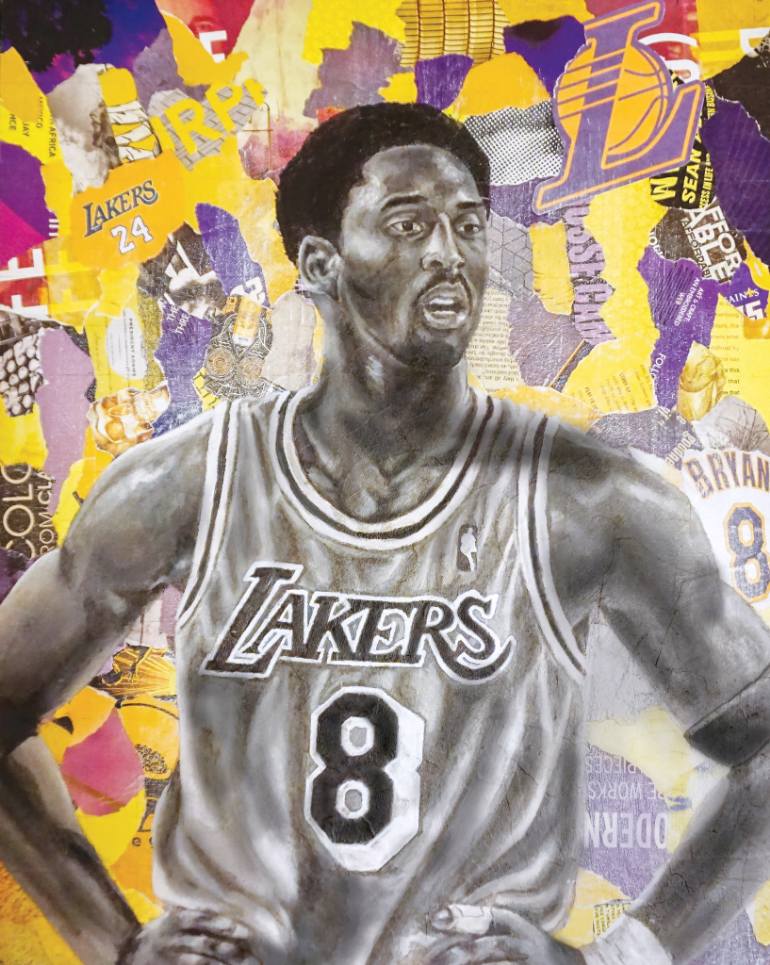 770x965 Saatchi Art Kobe Bryant Painting By Joe Dolack - Bryant Painting