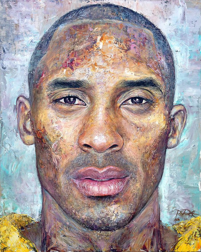 704x882 Kobe Bryant Painting - Bryant Painting