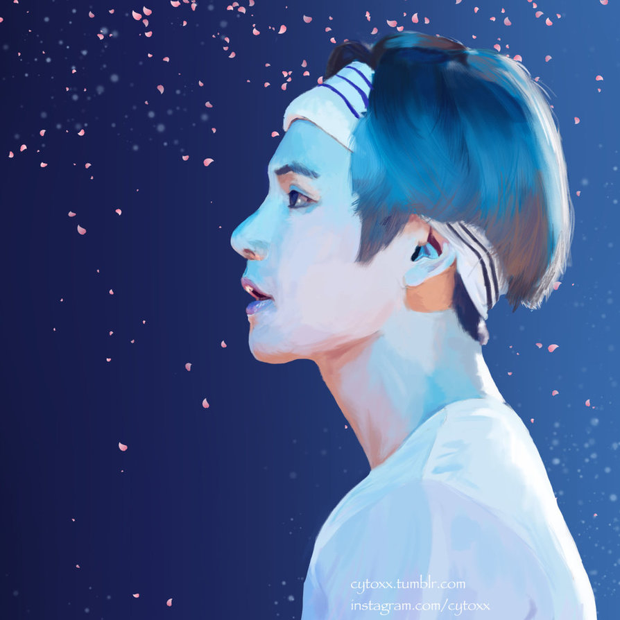 894x894 Kim Taehyung - Bts Painting
