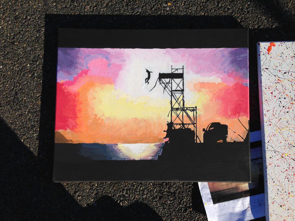 1024x768 On Twitter Bts Painting Of Butterfly Scene Almost Done - Bts Painting