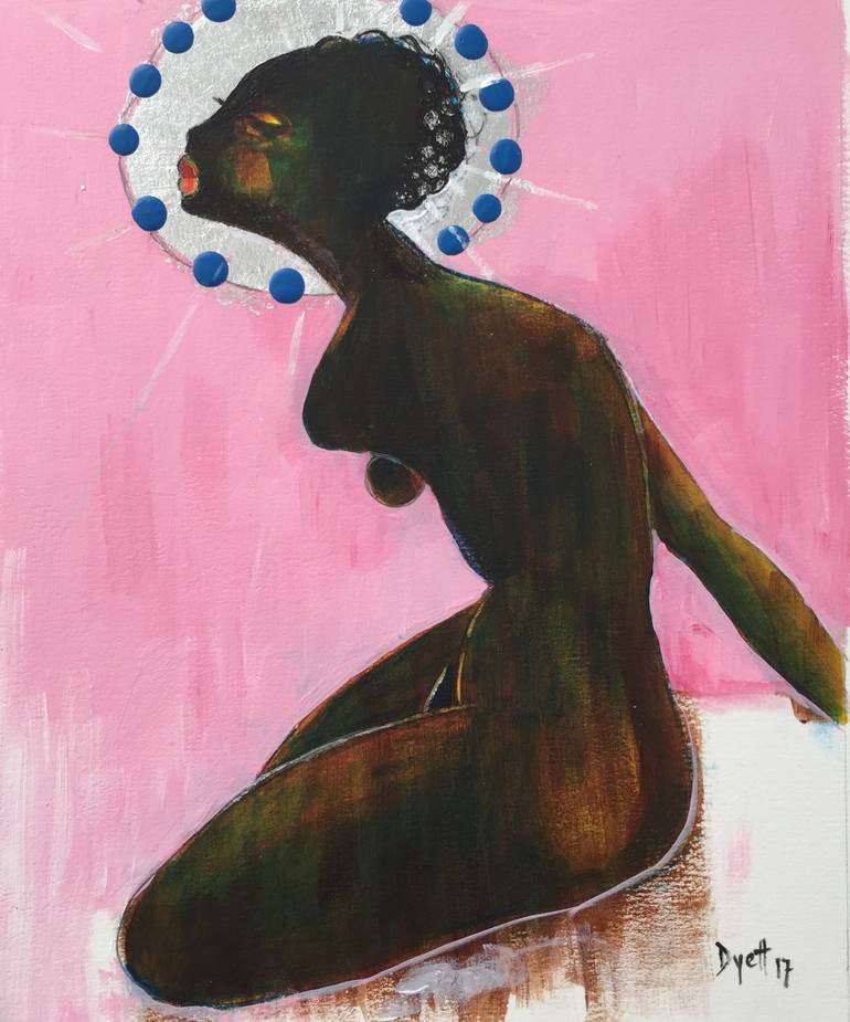 770x925 Saatchi Art Bubble Gum Saint Painting By David Dyett - Bubble Gum Painting