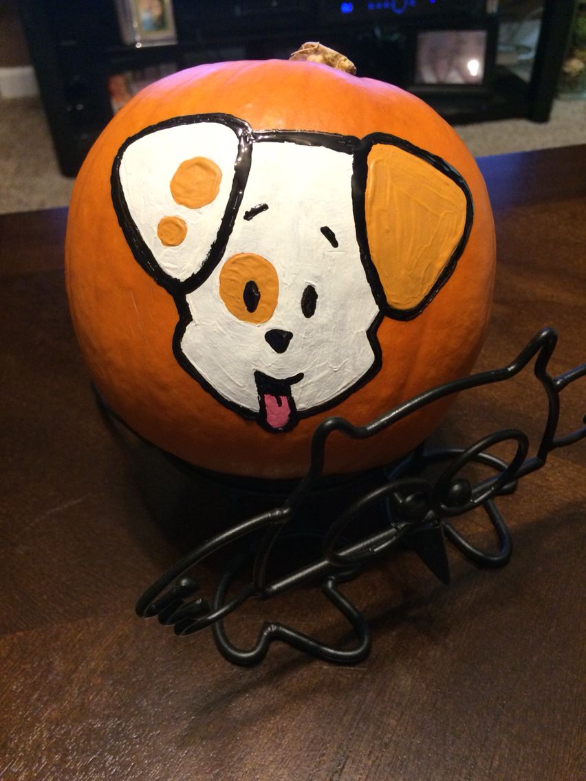 852x1136 Bubble Puppy Painted Pumpkin - Bubble Guppies Painting