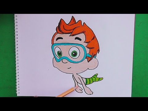 480x360 Como Dibujar Y Pintar A Nonny (Bubble Guppies) - Bubble Guppies Painting
