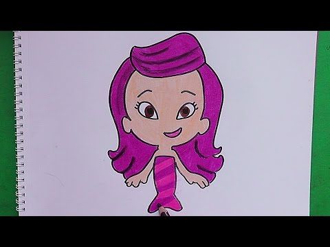480x360 Dibujando Y Pintando A Oona (Bubble Guppies) - Bubble Guppies Painting