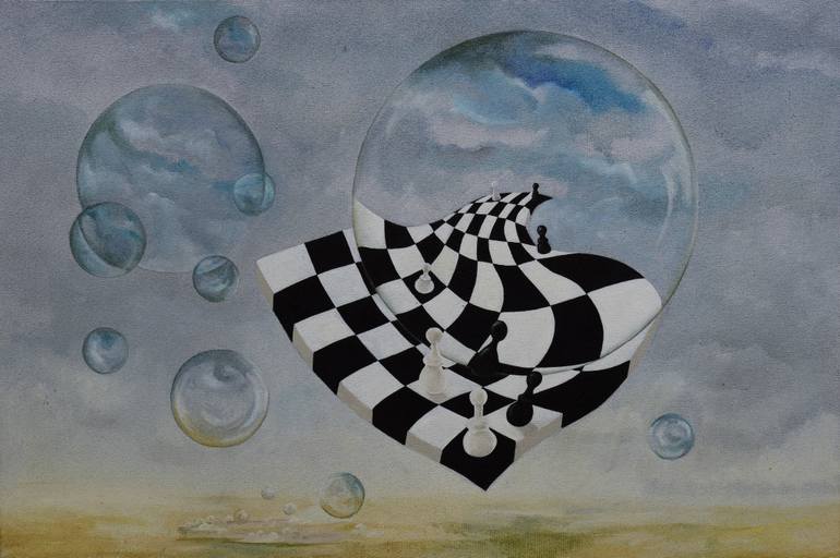 770x512 Saatchi Art Air Bubble Painting By Tanja Swart - Bubble Painting