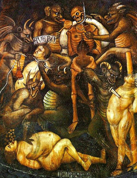 450x585 Medieval European Art Inspired By The Plague - Bubonic Plague Painting