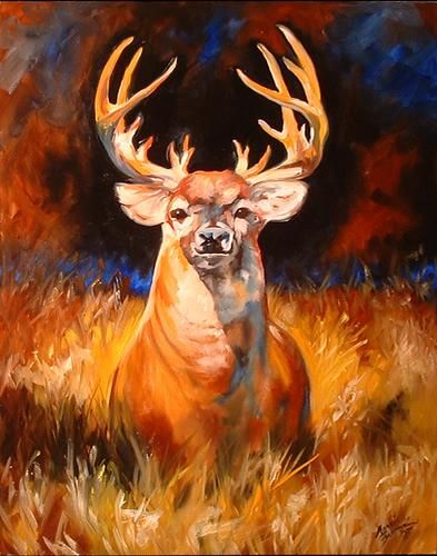 393x500 Pin By Christine Godaer On Art - Buck Painting
