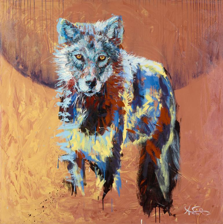 770x772 Saatchi Art Buck Painting By Aaron Shelton - Buck Painting