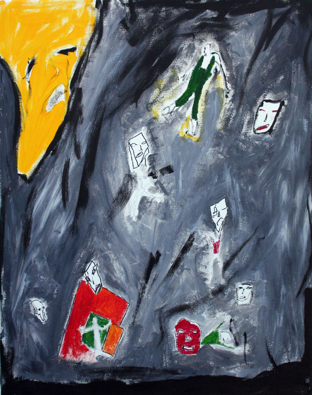 1080x1368 Buckethead Original Painting Auctions - Buckethead Painting