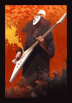 236x336 32 Best Buckethead Images On Guitar Room, Guitars - Buckethead Painting