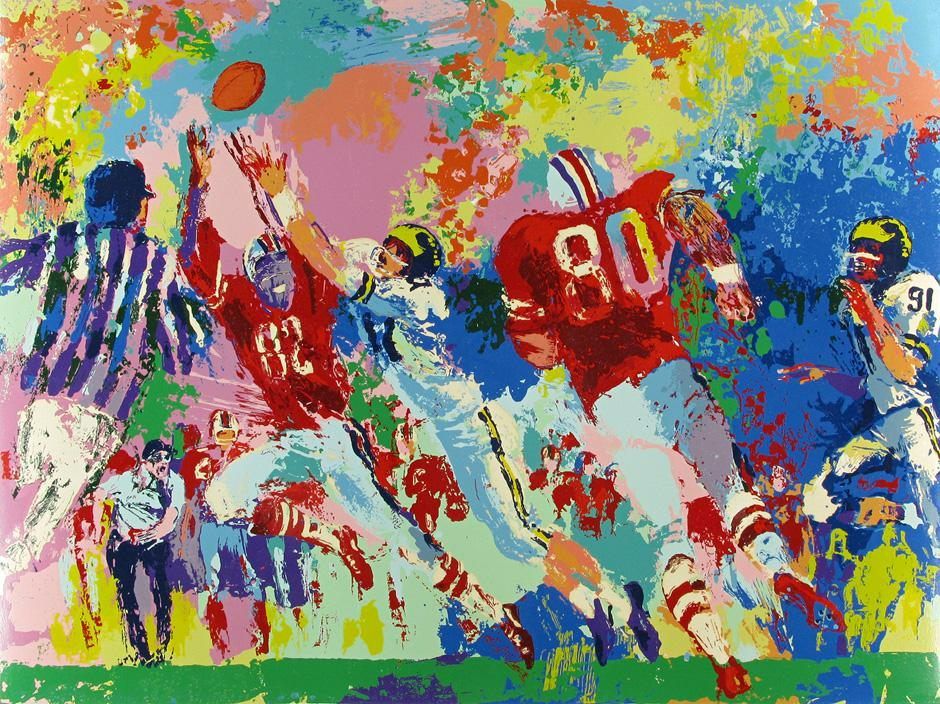 940x704 Leroy Neiman Rivalry Ohio State Buckeye Suite Painting 50% Off - Buckeye Painting