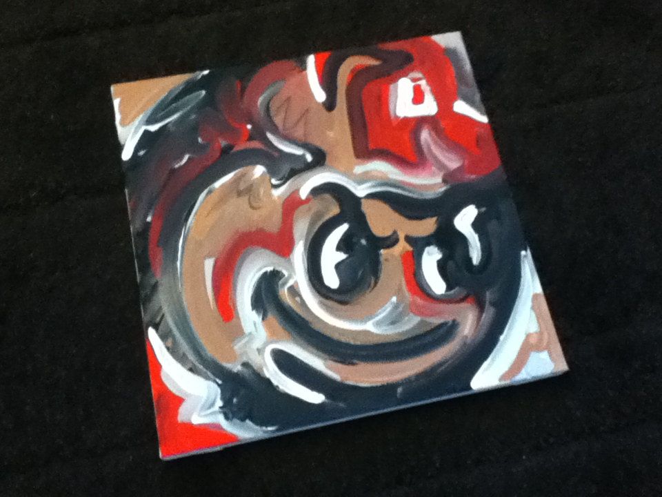 960x720 Ohio State Painting By Justin Patten Sports Art Ohio, Paintings - Buckeye Painting