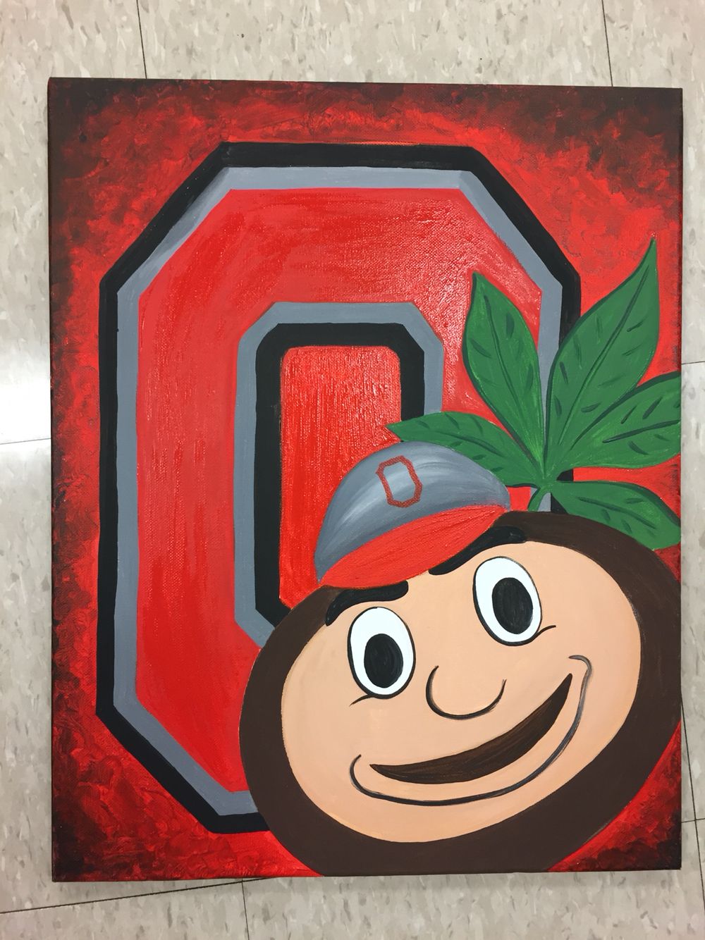 1000x1334 Brutus And His Buckeyes Painting Paint Night Options - Buckeye Painting