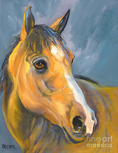 231x300 Buckskin Horse Paintings Fine Art America - Buckskin Horse Painting
