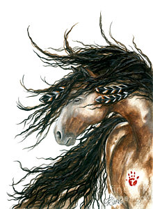 220x300 Buckskin Horse Paintings Fine Art America - Buckskin Painting