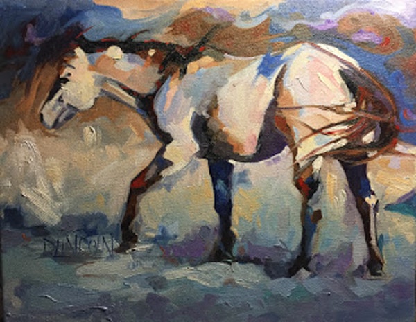 600x465 Buckskin Beauty - Buckskin Painting